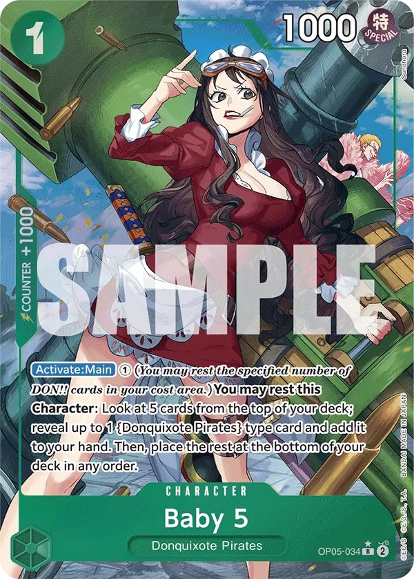 Baby 5 「OP05-034」 — One Piece The Best aa「EN」
