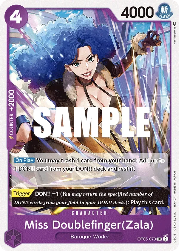 Miss Doublefinger(Zala) 「OP05-073」「EN」
