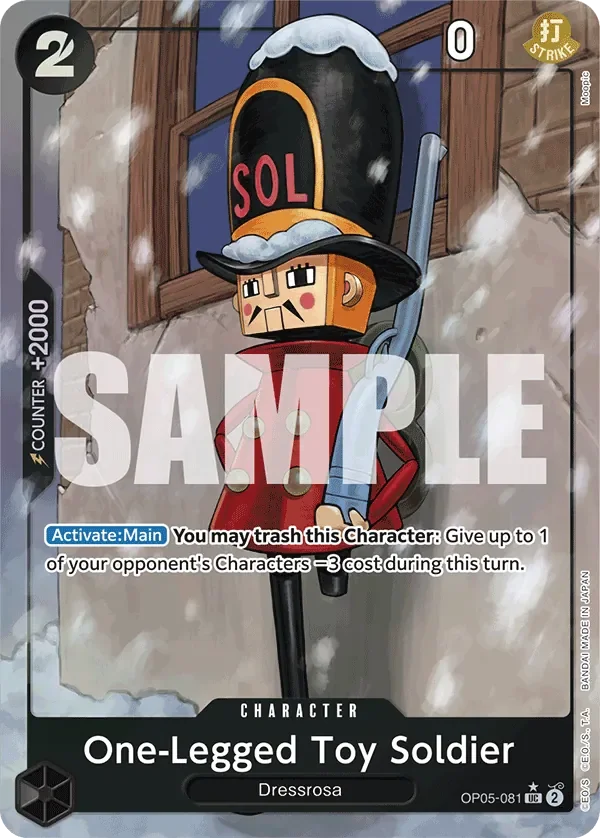 One-Legged Toy Soldier 「OP05-081」 — One Piece The Best fa「EN」