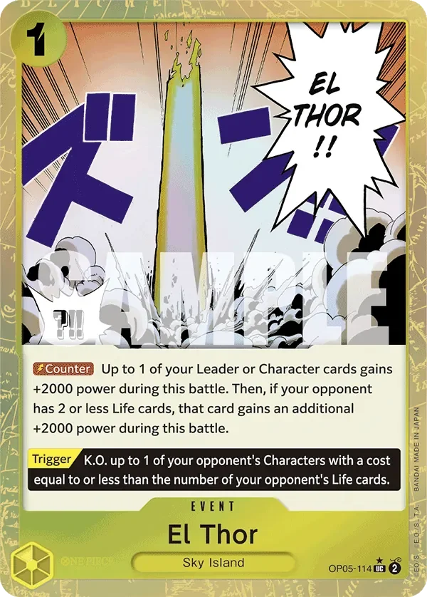 El Thor 「OP05-114」 — One Piece The Best tf「EN」