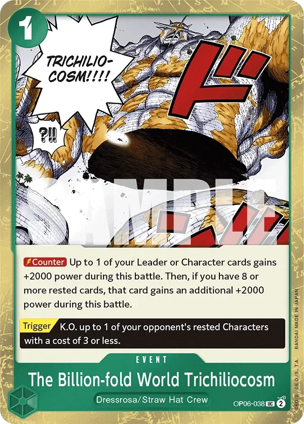 The Billion-fold World Trichiliocosm 「OP06-038」 — One Piece The Best jr「EN」