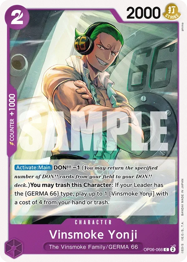 Vinsmoke Yonji 「OP06-066」「EN」