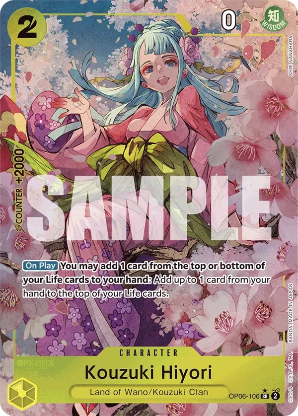 Kouzuki Hiyori 「OP06-106」 — One Piece The Best aa「EN」