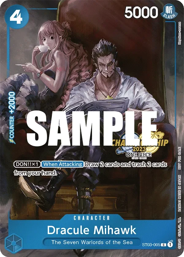 Dracule Mihawk 「ST03-005」 — Championship 2023 Celebration Pack「EN」