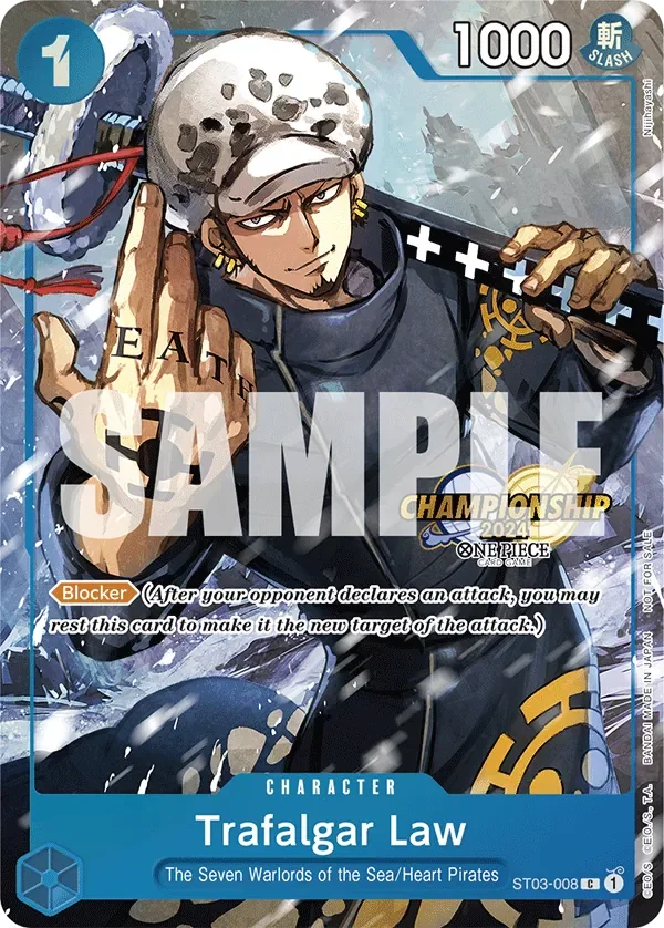 Trafalgar Law 「ST03-008」 — Championship 2024 Event Pack「EN」