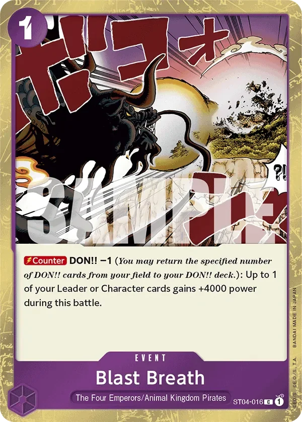 Blast Breath 「ST04-016」 — One Piece The Best jr「EN」