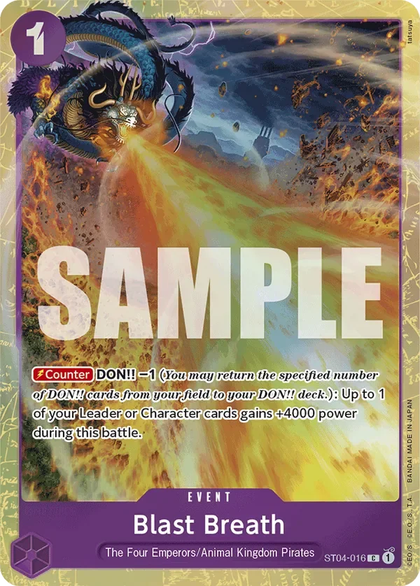 Blast Breath 「ST04-016」 — Premium Card Collection -Best Selection Vol.1- aa「EN」