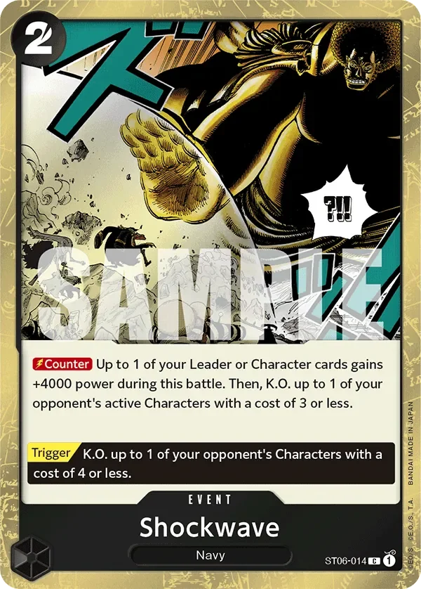 Shockwave 「ST06-014」 — One Piece The Best jr「EN」