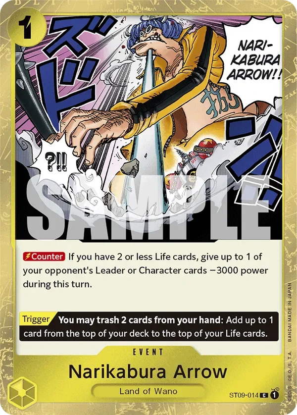 Narikabura Arrow 「ST09-014」 — One Piece The Best jr「EN」