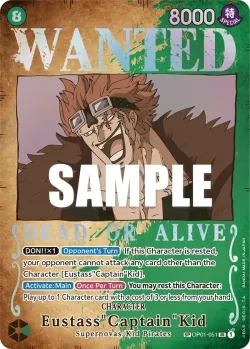 Eustass"Captain"Kid — Pillars of Strength wanted #OP01-051 · One Piece