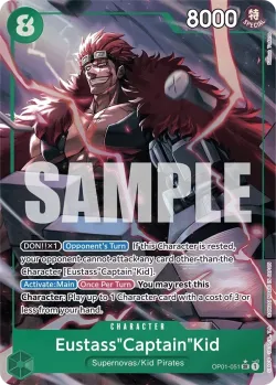 Eustass"Captain"Kid — One Piece The Best aa #OP01-051 · One Piece