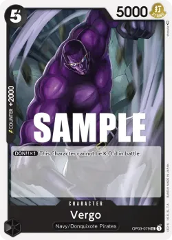 Vergo 「OP03-079」「EN」