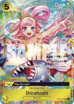 Shirahoshi 「OP03-116」 — Championship 2024 Celebration Pack「EN」
