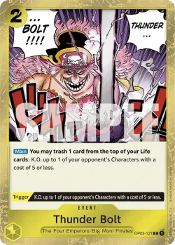 Thunder Bolt 「OP03-121」 — One Piece The Best jr「EN」