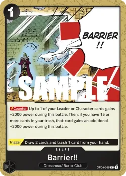 Barrier!! 「OP04-095」「EN」
