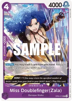 Miss Doublefinger(Zala) 「OP05-073」「EN」