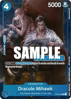 Dracule Mihawk 「ST03-005」 — Tournament Pack Vol.4 fa「EN」