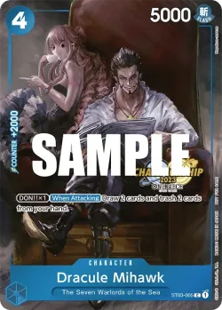 Dracule Mihawk 「ST03-005」 — Championship 2023 Celebration Pack「EN」