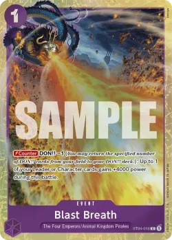 Blast Breath 「ST04-016」 — Premium Card Collection -Best Selection Vol.1- aa「EN」