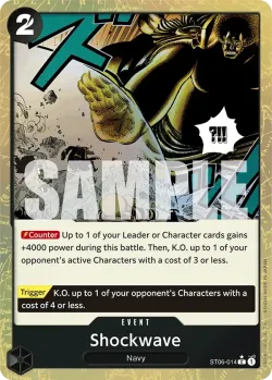 Shockwave 「ST06-014」 — One Piece The Best tf「EN」