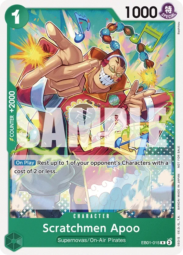 Scratchmen Apoo 「EB01-015」 — Tournament Pack 2025 Vol.2「EN」