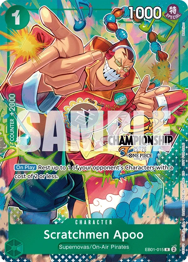 Scratchmen Apoo 「EB01-015」 — CS 25–26 Celebration Pack「EN」