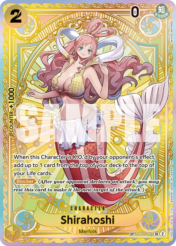 Shirahoshi 「EB01-057」 — A Fist of Divine Speed「EN」