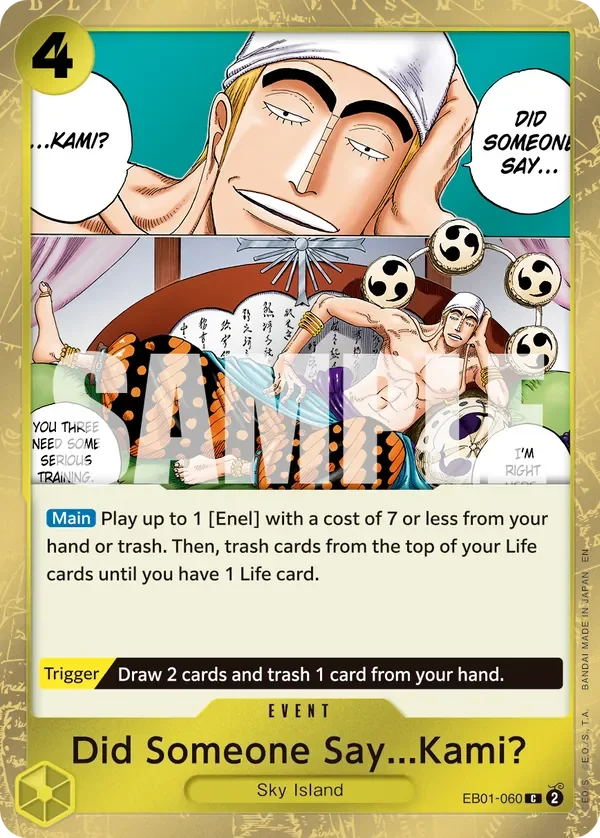 Did Someone Say...Kami? 「EB01-060」 — One Piece Card The Best Vol.2 jr「EN」