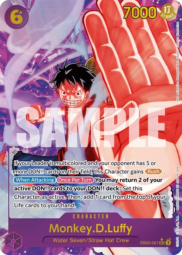 Monkey.D.Luffy 「EB02-061」 — Anime 25th Collection aa「EN」