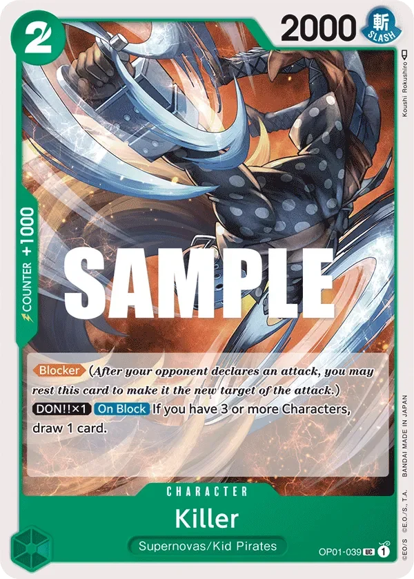 Killer 「OP01-039」「EN」