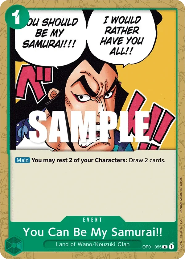 You Can Be My Samurai!! 「OP01-055」「EN」