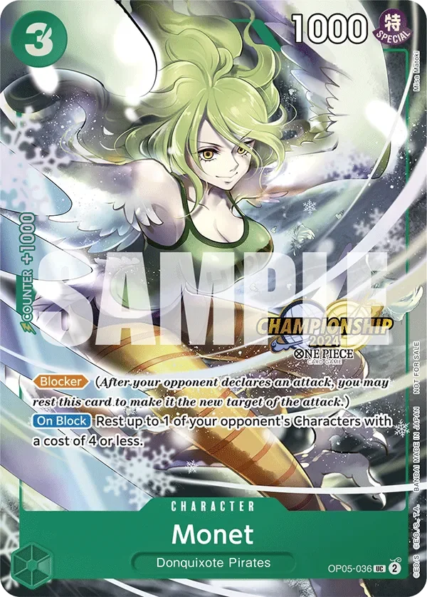 Monet 「OP05-036」 — Championship 2024 Event Pack「EN」