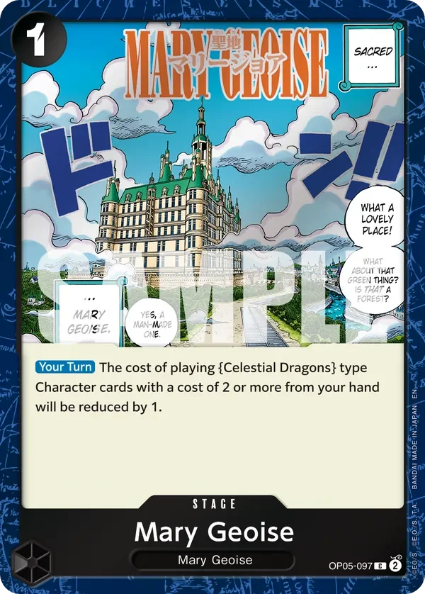 Mary Geoise 「OP05-097」 — One Piece Card The Best Vol.2 jr「EN」