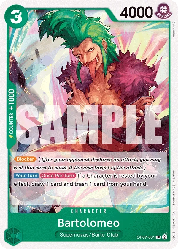 Bartolomeo 「OP07-031」「EN」