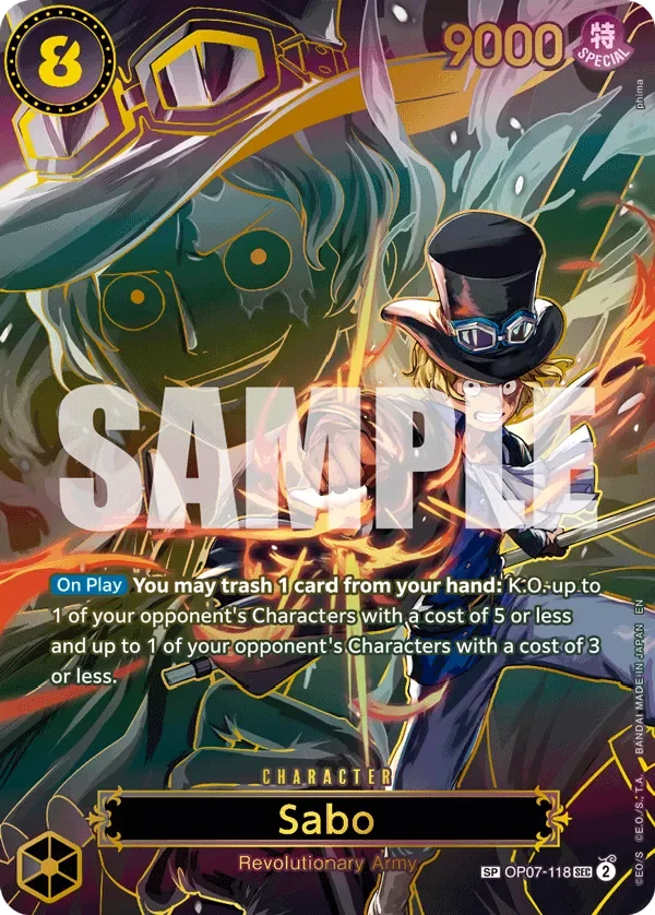 Sabo 「OP07-118」 — Carrying on His Will「EN」