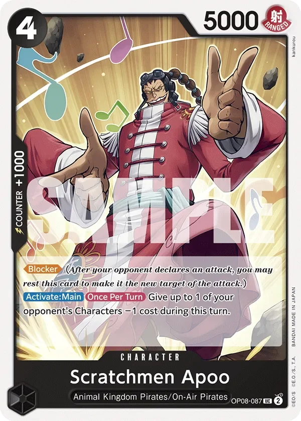 Scratchmen Apoo 「OP08-087」「EN」