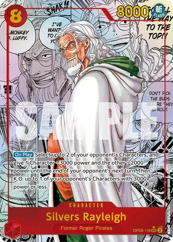 Silvers Rayleigh 「OP08-118」 — Two Legends manga「EN」