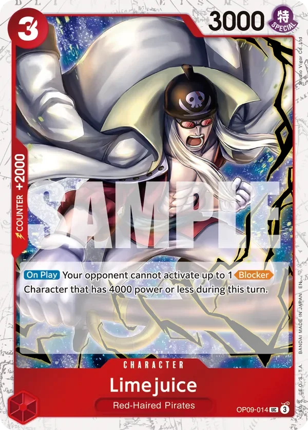 Limejuice 「OP09-014」 — One Piece Card The Best Vol.2 jr「EN」