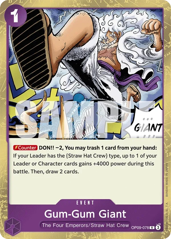 Gum-Gum Giant 「OP09-078」「EN」
