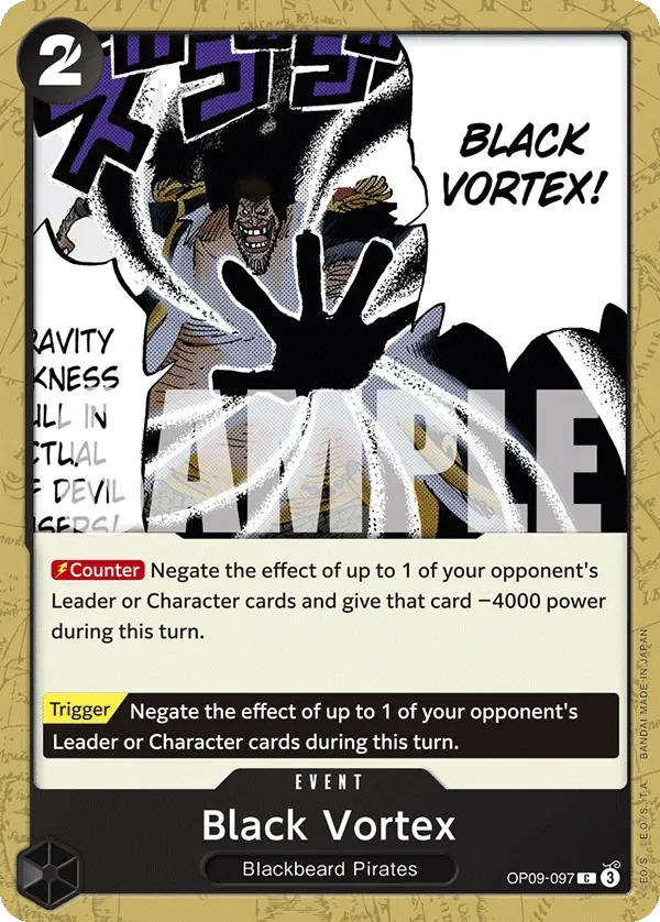 Black Vortex 「OP09-097」「EN」