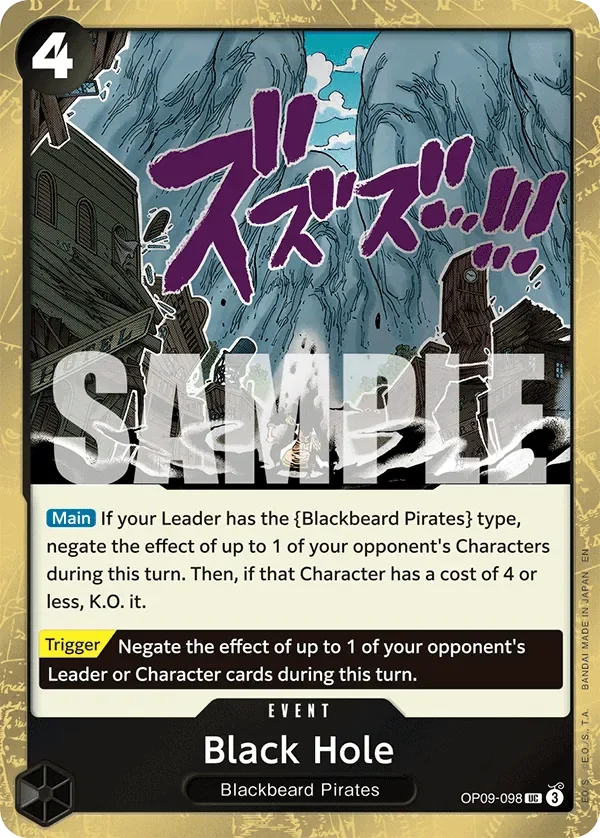 Black Hole 「OP09-098」 — One Piece Card The Best Vol.2 jr「EN」