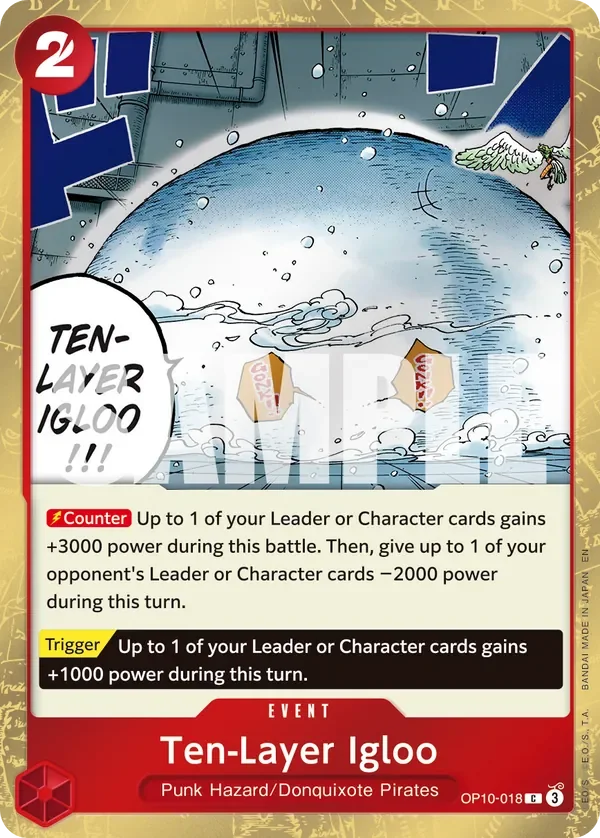 Ten-Layer Igloo 「OP10-018」 — One Piece Card The Best Vol.2 jr「EN」
