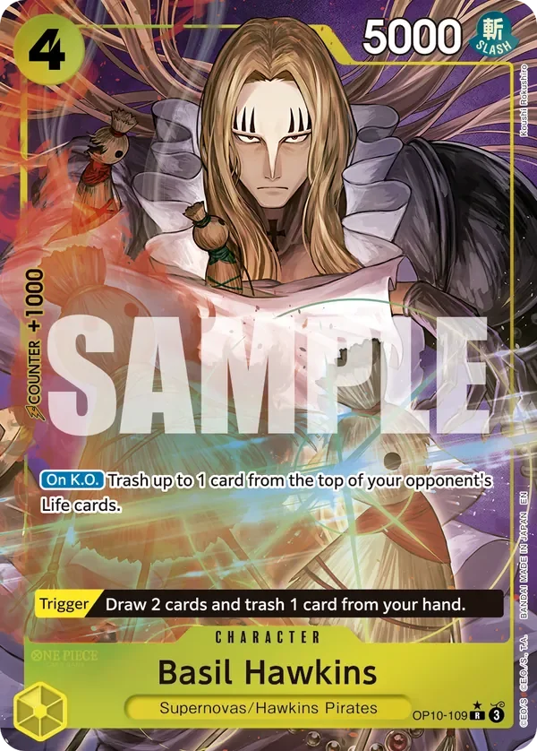 Basil Hawkins 「OP10-109」 — One Piece Card The Best Vol.2 aa「EN」
