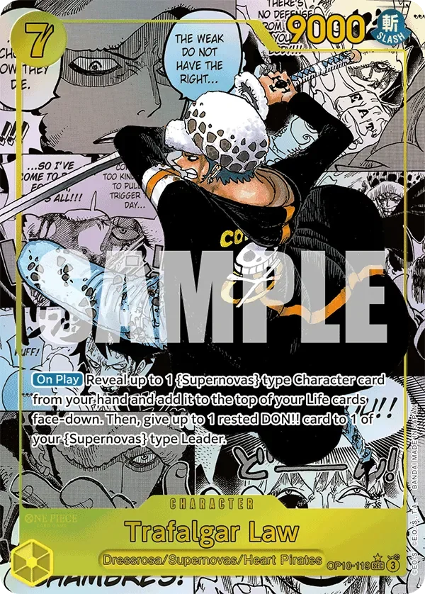 Trafalgar Law 「OP10-119」 — Royal Blood manga「EN」