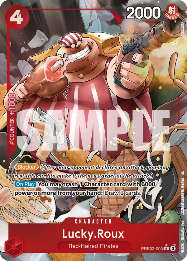 Lucky.Roux 「PRB02-003」 — One Piece Card The Best Vol.2 aa「EN」
