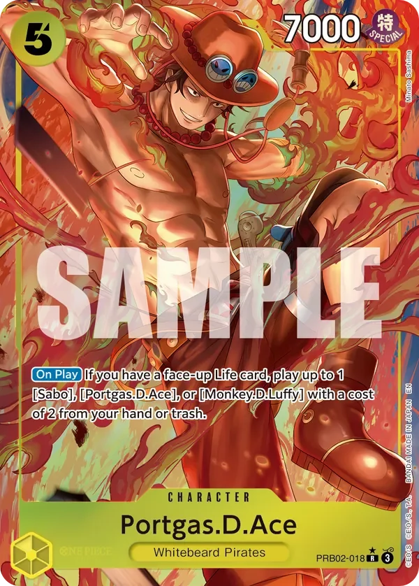 Portgas.D.Ace 「PRB02-018」 — One Piece Card The Best Vol.2 aa「EN」