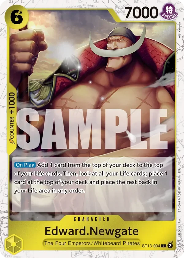 Edward.Newgate 「ST13-004」 — One Piece Card The Best Vol.2 jr「EN」