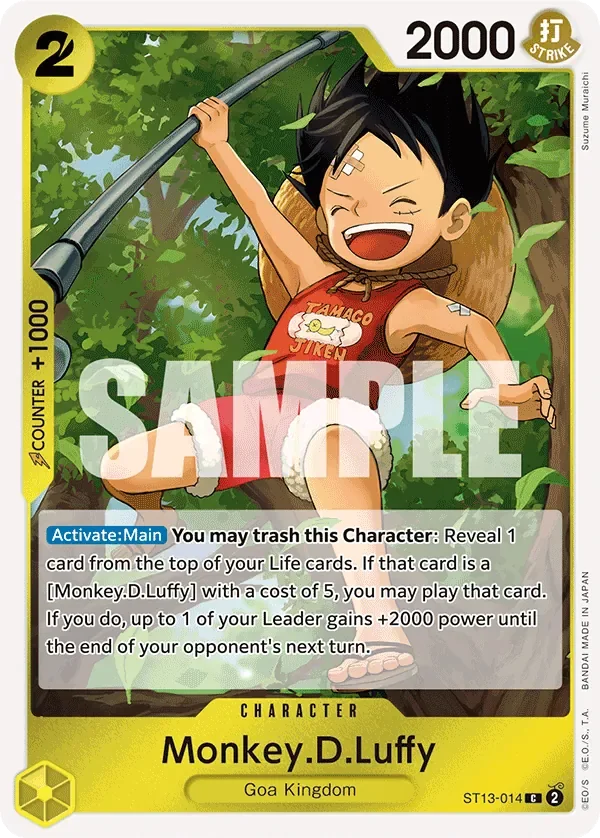 Monkey.D.Luffy 「ST13-014」「EN」