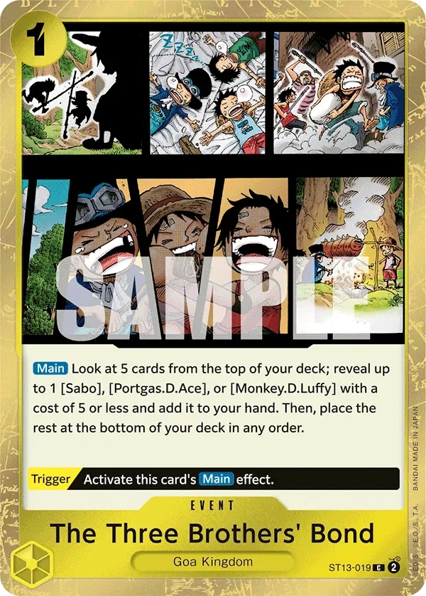 The Three Brothers' Bond 「ST13-019」「EN」