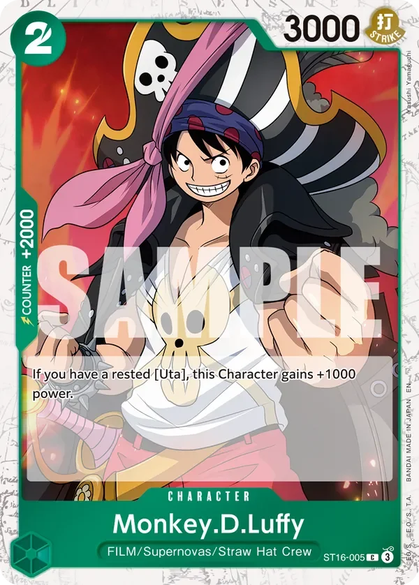 Monkey.D.Luffy 「ST16-005」 — One Piece Card The Best Vol.2 jr「EN」